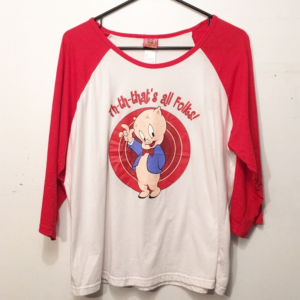 Looney Tunes Porky Pig Graphic Jersey
